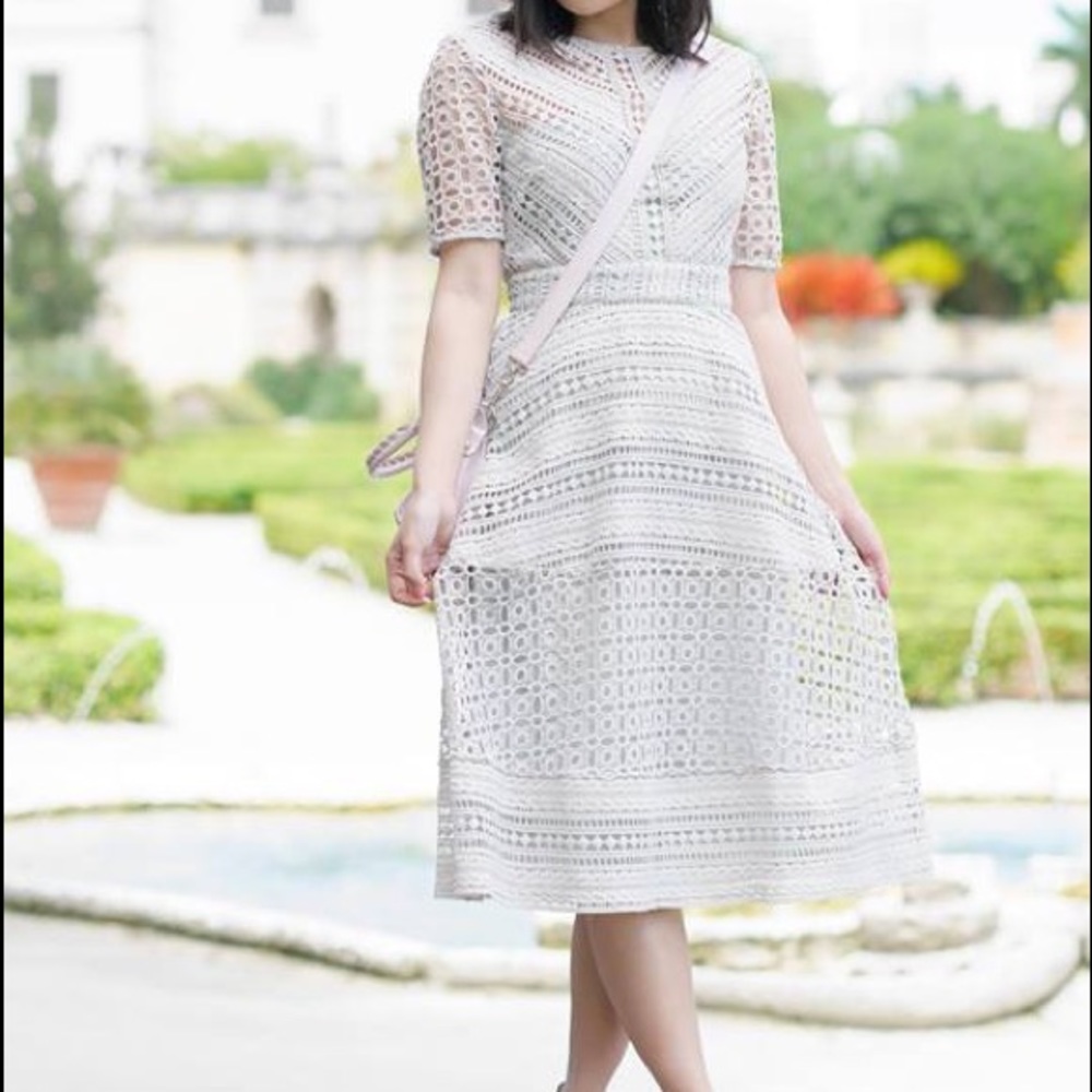 ASOS Petite Lace premium occasion lady midi dress